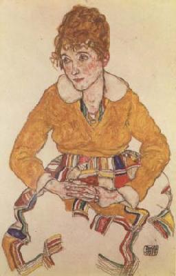 Egon Schiele Portrait of the Artist's Wife (mk12)